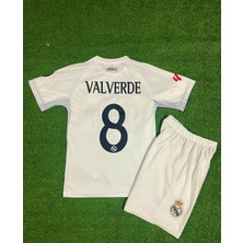 BySportakus Real Madrid 2025/26 Yeni Sezon Valverde Iç Saha Çocuk Forması