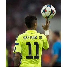 BySportakus F.c B.a.r.c.e.l.o.n.a 2014/15 Neymar Jr Alternatif Forması (Neon)