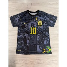 BySportakus Brezilya Neymar Jr Özel Konsept Forması (Gri)