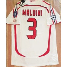 BySportakus A.c M.i.l.a.n 2007 Sezonu Paolo Maldini Özel Nostalji Forması (Efsane Milan Kadrosu)