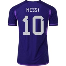 BySportakus Arjantin 2022 Dünya Kupası Lionel Messi Deplasman Forması