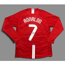 BySportakus Cristiano R'onaldo Man/united 2008 Moskova Finalı Yetişkin Nostalji Forması(Uzun KOL)8585865786522