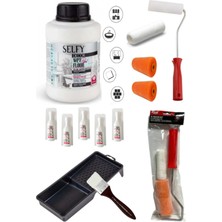 Selfy Decor Islak Zemin Boyası Antik Beyaz 1250 ml Tezgah,fayans,granit,mermer,seramik Boyama Seti