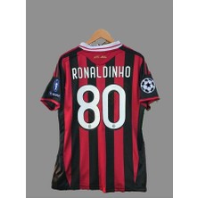 BySportakus Ronaldinho 2009-10 Sezonu M'ilan Efsane Yetişkin Nostalji FORMASI(RED)6783865936437
