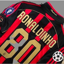 BySportakus Ronaldinho 88 Numara 2007 Sezonu M'ilan Efsane Yetişkin Nostalji FORMASI(RED)6453764587658