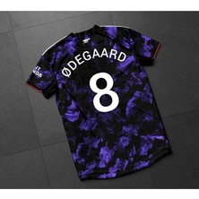BySportakus A.r.s.e.n.a.l 2023/24 Yeni Sezon Ødegaard Özel Konsept Forması (Mor)