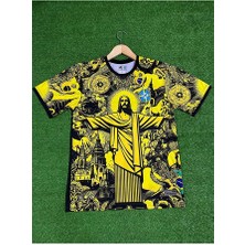 BySportakus Brezilya Neymar Jr Özel Konsept Forması (Yellow)
