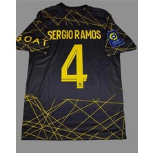 BySportakus Psg Gold 23-24 Sezon S,e,r,g,i,o, R,a,m,o,s, Yetişkin Futbol Forması
