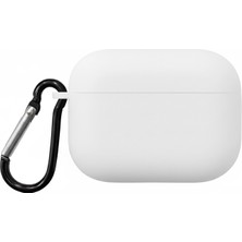 Caseonn Apple Airpods Pro Kılıf Askı Aparatlı Lansman Beyaz