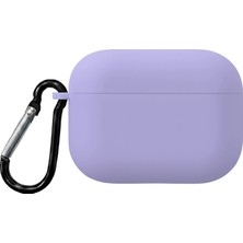 Caseonn Apple Airpods Pro Kılıf Askı Aparatlı Lansman Lila