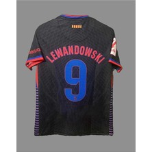 BySportakus Barcelona 2024/25 Yeni Sezon Robert Lewandowski Deplasman Forması (BLACK)764365743768863