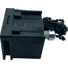 MorPerde 50MM Ahşap Jaluzi Redüktörlü Zincir Mekanizma Siyah