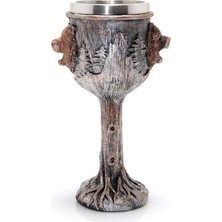 Pilelistore Kurt Tasarımlı Paslanmaz Çelik Kadeh Bardak