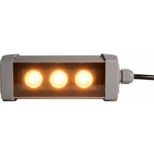 12CM 3W LED Duvar Boyama Wallwasher Amber Sarı  220V
