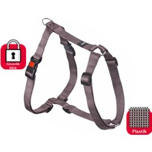 Karlıe Kilitli Göğüs Tasma L 65-100 Cm Gri