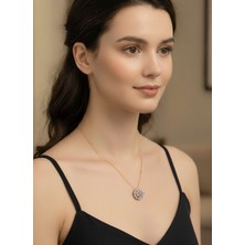 Gistoria Lila Taşlı Mini Işıltılı Stres Kolye