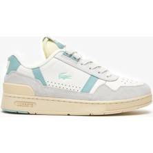 Lacoste T-Clip Womens Sneaker Kadın Günlük Spor Ayakkabı Krem