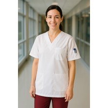 Mirach Mırach Med Kadın Tek Üst 4 Cepli Scrubs Forma