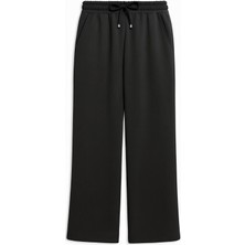 Mixray 4785 Kadın Premium Modal Palazzo Dökümlü Bol Paça Pantolon Siyah