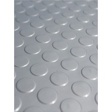 Gri Pvc Kalın Paralı Zemin Kaplama – Otomobil Yer Döşemesi Muşamba Su Geçirmez Yolluk - 200CM-2,5M