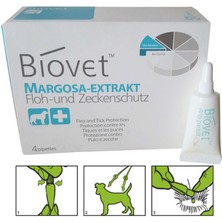 Bioline Techmrt Biovet Orta Irk Köpek Deri Damlası 4 Lü