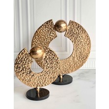 Rossev Zenit Gold Halkalı 2'li Aksesuar Seti