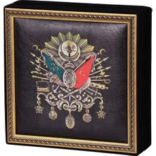 Ambalaj Pazarı Osmanlı Tuğrası Tablo Çikolata Kutusu Takımı 25 Bölmeli 25X25 cm
