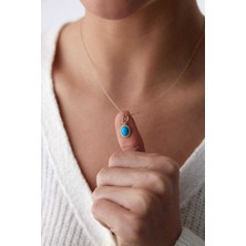 Yavuz Kuyumculuk 14 Ayar Altın Firuze Kolye