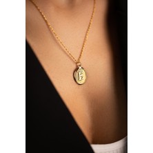 Yavuz Kuyumculuk 14 Ayar Altın Halat Zincir Nostaljik Harf Kolye