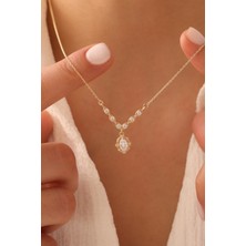 Yavuz Kuyumculuk 14 Ayar Altın Rustik Kolye