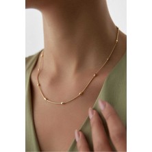 Yavuz Kuyumculuk 14 Ayar Altın Yuvarlak Balık Sırtı Zincir Parçalı