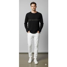 Black Project Kaşkorse Uzun Kollu Basic T-Shirt Body