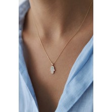 Yavuz Kuyumculuk 14 Ayar Altın Fatma Ana Eli Kolye