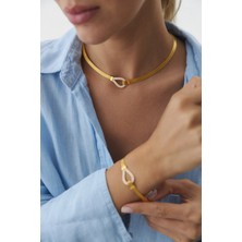 Yavuz Kuyumculuk 14 Ayar Altın Trabzon Hasır Taşlı Damla Set