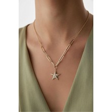 Yavuz Kuyumculuk 14 Ayar Altın Yıldız Kolye