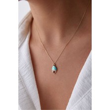 Yavuz Kuyumculuk 14 Ayar Altın Mineli Balık Kolye