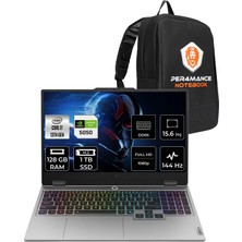 Lenovo Loq Intel Core I7 13700HX 128GB 1tb SSD RTX5050/8GB 100W 15.6" Fhd 144Hz Fdos Taşınabilir Bilgisayar & Per4 Çanta 83JE00KKTRP348