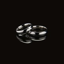 Silvalli 251 - 4 mm Bombe Gümüş Alyans