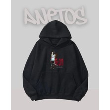 Anetos Russ Mıllıons Tasarım Siyah Ön Baskılı Sweatshirt