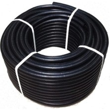 Mutlusan Meks Serisi Plastik Spiral Boru Siyah