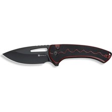 Sencut Squiggy Burgundy / Black G10 Handle Black 9CR18MOV Blade Çakı