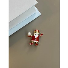 Royaleks Noel Baba Broş - Kırmızı