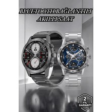 Shopwe Suya Dayanıklı Dokunmatik Akıllı Saat Bluetooth 5.0, Sesli Asistan ve Sağlık Takibi