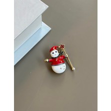 Royaleks Kardan Adam Broş - Kırmızı