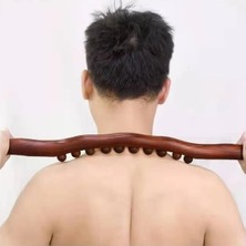 Hediye Bahçesi 60 cm Doğal Ahşap Masaj Sopası
