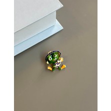 Royaleks Şarkıcı Kurbağa Broş - Yeşil