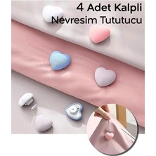 Octopus Bazaar 4'lü Yorgan Tutacağı, Kalp Başlı Yatak Bağlantı Elemanları