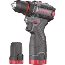 Grogh Kömürsüz Motorlu Şarjlı Matkap 16V 2Ah - GRX1633-2 BMC | Çift Vitesli Akülü Vidalama