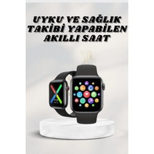 Shopwe Akıllı Saat Wireless Şarj Yüksek Çözünürlüklü Müzik Dinleme Sesli Cevaplama