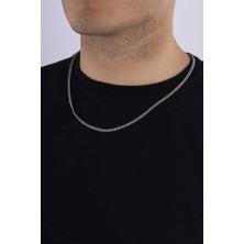 Gümüş Pazarım Klasik Model Standart Kesim Gurmet Erkek Çelik Zincir
